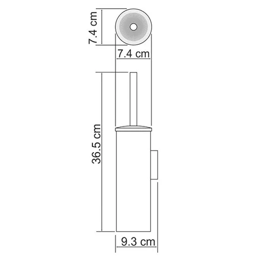 Ёршик WasserKRAFT серия К K-1057 хром