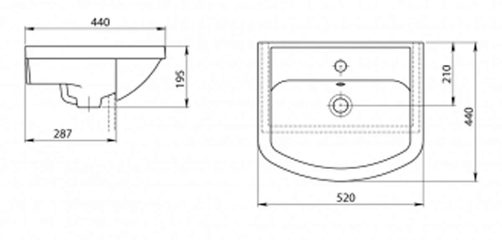 Тумба под раковину Edelform Marino 1-805-48-AN50 белый