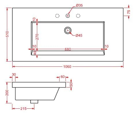 Раковина ArtCeram Gap GPL001 01 00 белый