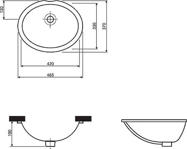 Раковина 47 см IFO Nova Top 61846000