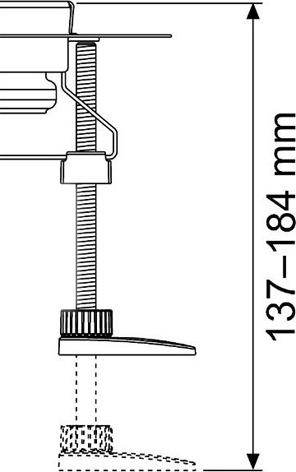 Опоры для душевых лотков Tece TECEdrainline 6 600 04