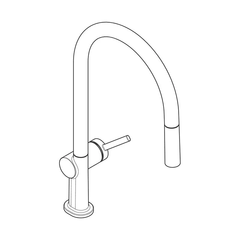 Смеситель для кухни Hansgrohe Talis Classic 72800340 хром