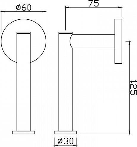 Держатель туалетной бумаги Jaquar Continental ACN-CHR-1155N хром