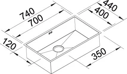 Кухонная мойка Blanco Zerox 517249 серый