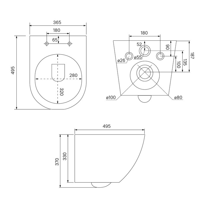 Комплект Iddis Basic BASBQ01i73 унитаз + инсталляция + клавиша, белый