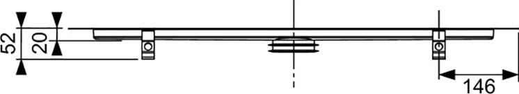 Душевой лоток Tece Drainline 651000 100 см