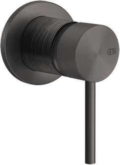 Смеситель для душа Gessi 316 Trame 54319#707, brushed black metal PVD