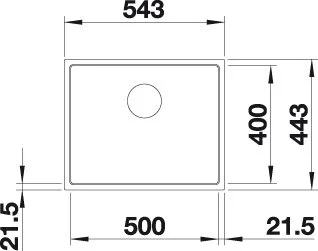 Кухонная мойка Blanco Subline 519429 черный