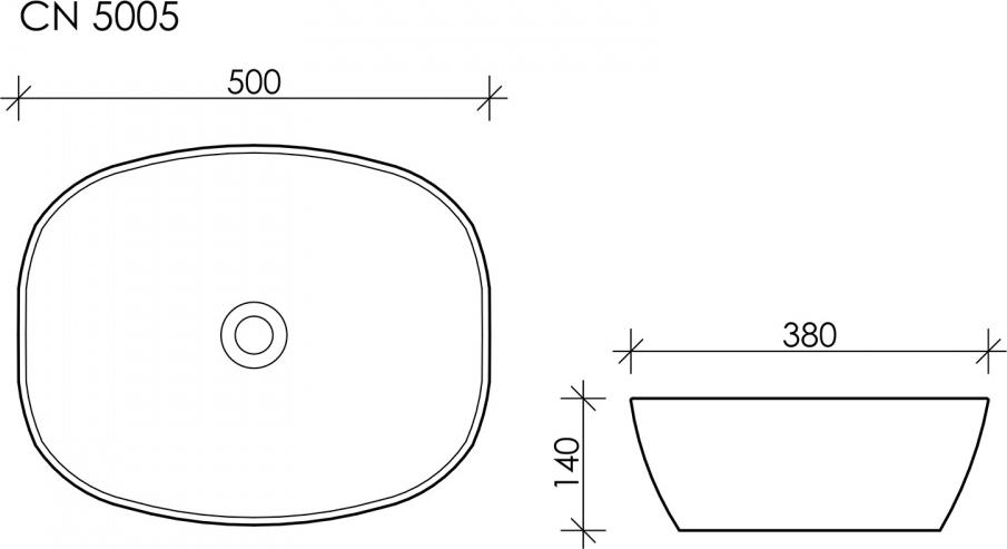 Раковина Ceramica Nova Element CN5005