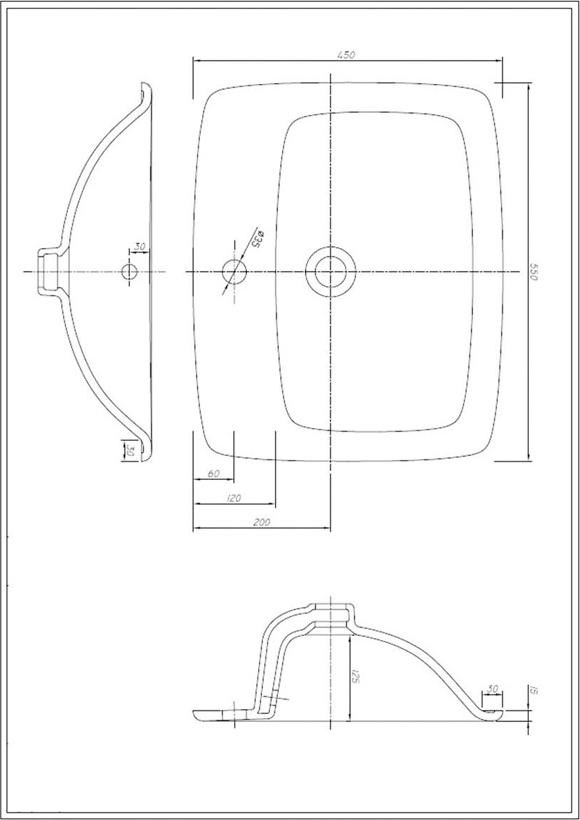 Раковина 55 см IFO Special RP711115500