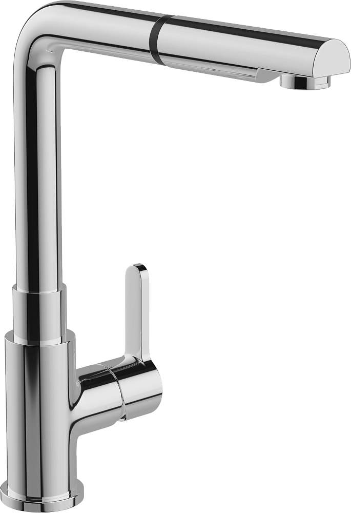 Комплект Мойка кухонная Domaci Равенна PVD DMB-117A брашированная сталь + Смеситель DC 3010 сатин + Дозатор 401 сатин