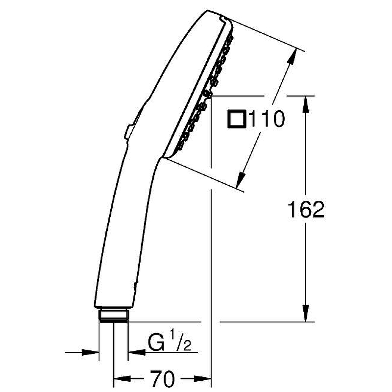 Ручной душ Grohe Tempesta 26746003 хром