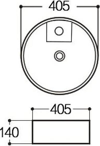 Раковина Aquatek Европа 40 AQ5212-00, белый