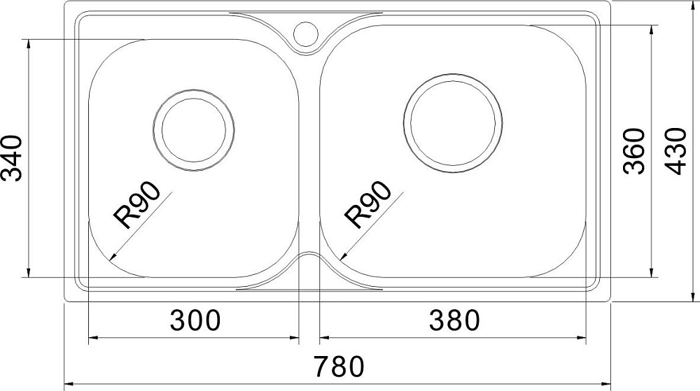 Кухонная мойка Oulin OL-H9819