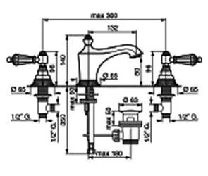 Смеситель для раковины Emmevi The One 98033LCSWCR хром