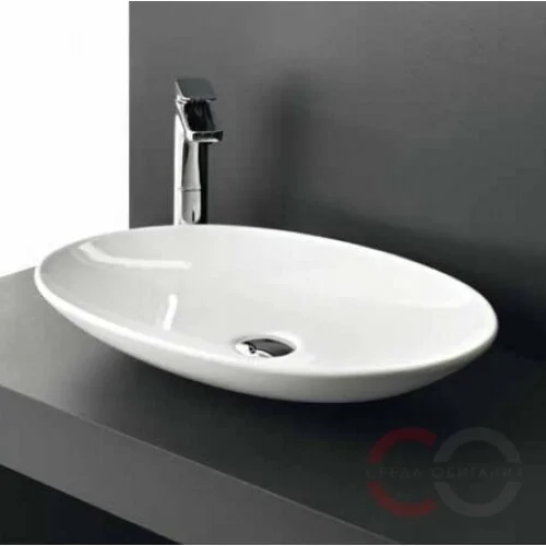 Раковина накладная ArtCeram La Fontana LFL001 0100 белый