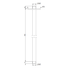 Кронштейн для верхнего душа Jaquar Shower SHA-CHR-475L450 хром