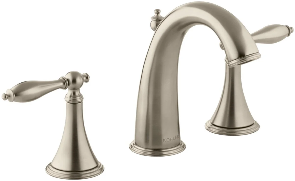 Смеситель для раковины Kohler Finial Traditional K-310-4M-PB коричневый