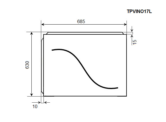 Панель боковая Timo TPVINO17L белый