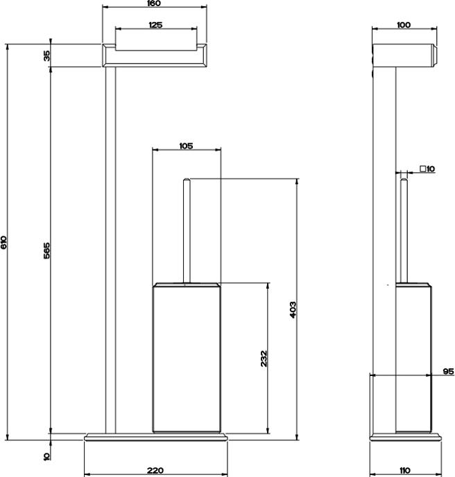 Стойка напольная Gessi Eleganza 46553#149, finox / белый