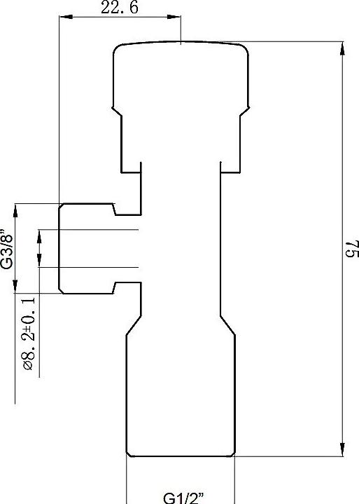 Запорный вентиль Ideal Standard B7883AA, хром