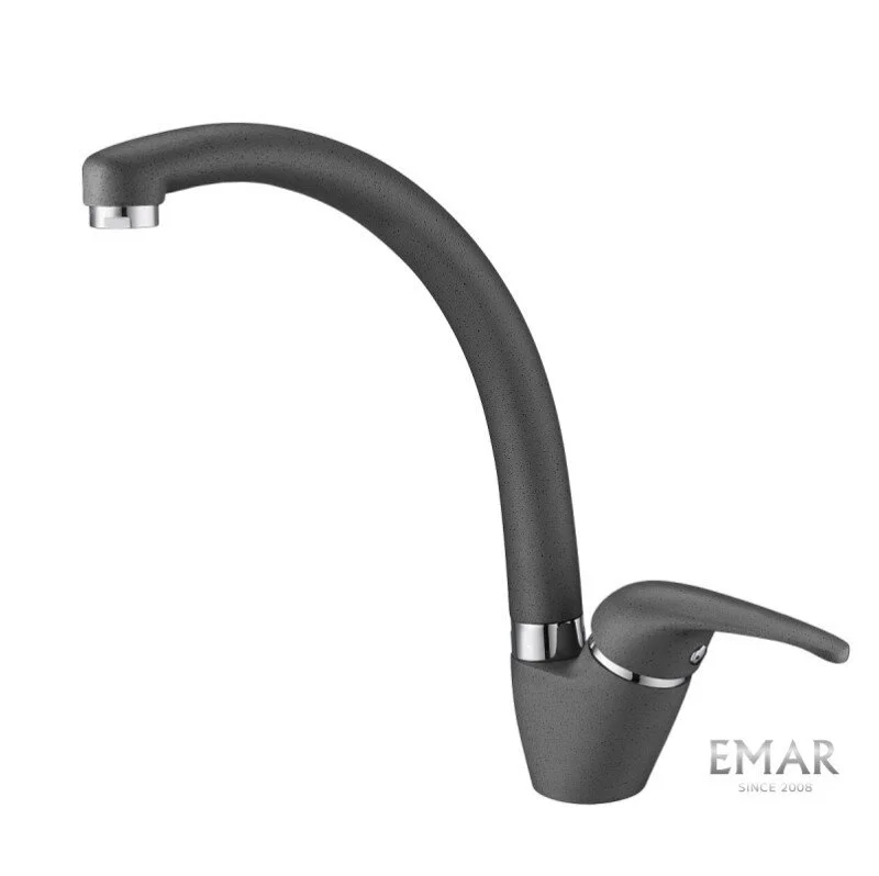 Смеситель для кухни Emar Quartz 3013.7 Антрацит черный