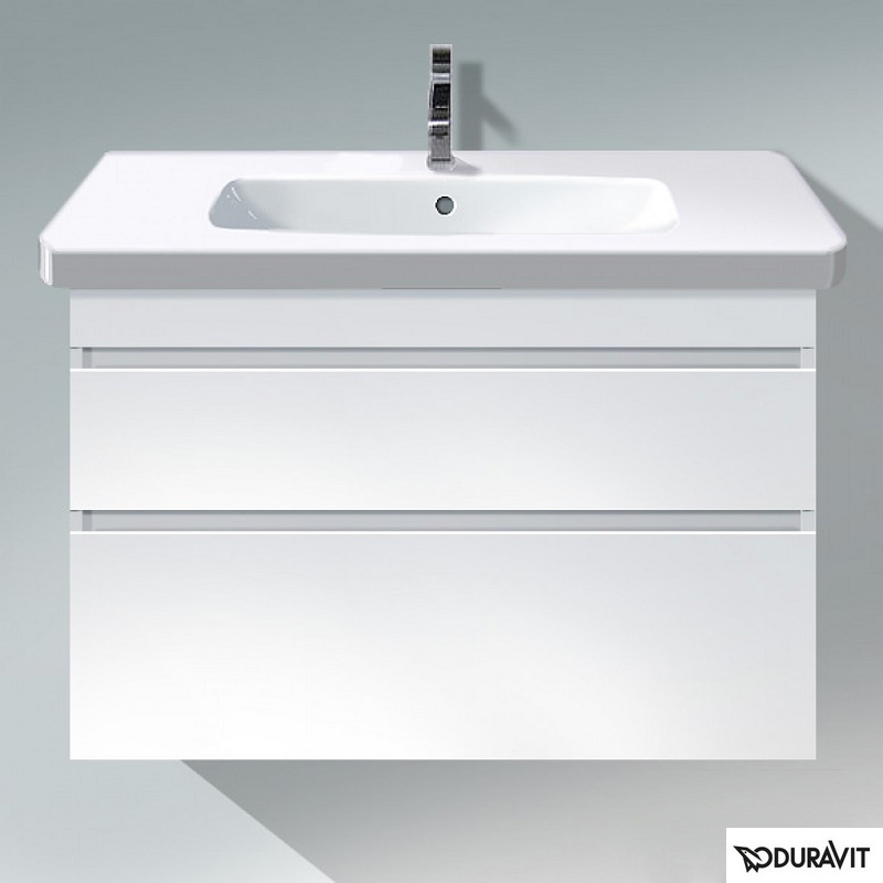 Тумба под раковину 58 см Duravit DuraStyle DS638001818 белый матовый