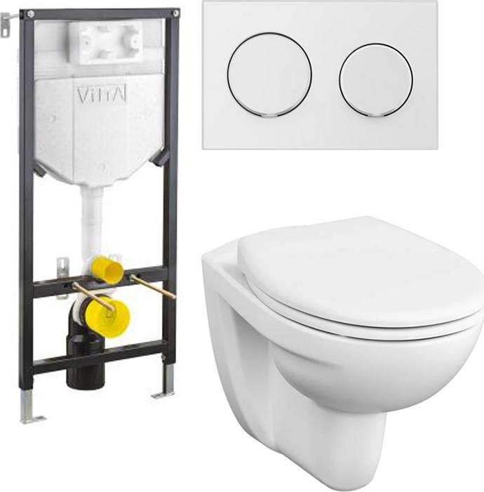 Унитаз с инсталляцией VitrA Spinflush 9842B003-7206