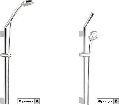 Душевой гарнитур Gllon GL-S9001CP+R008+H109