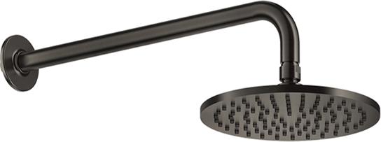 Верхний душ с кронштейном Gessi Inciso 58148#299, black XL