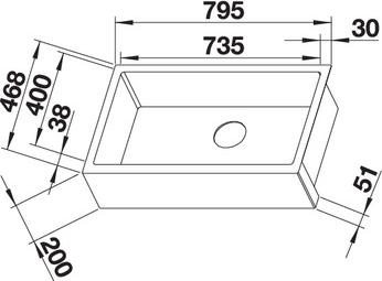 Кухонная мойка Blanco Cronos XL 8-IF 523381