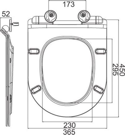 Крышка-сиденье BelBagno Deluca BB2011SC с микролифтом