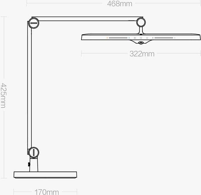 Настольная лампа Yeelight LED Vision Desk Lamp V1 Pro YLTD08YL