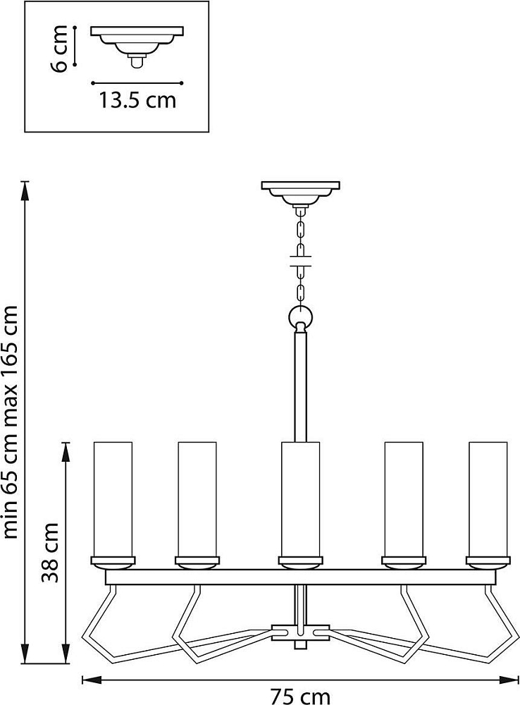 Подвесная люстра Lightstar Flume 723085