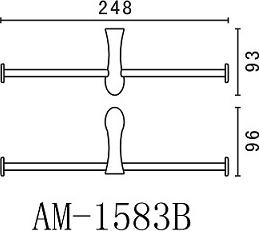 Держатель туалетной бумаги Art&Max Elegant AM-E-1583B, хром