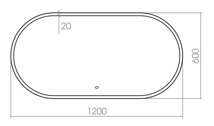 Зеркало Azario Виола ФР-00001528 белый