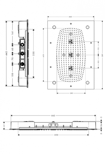 Верхний душ 680x460 Hansgrohe Raindance Rainmaker 28418000