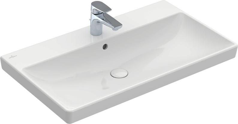 Раковина с полупьедесталом Villeroy & Boch Avento 41568001 80x47 см