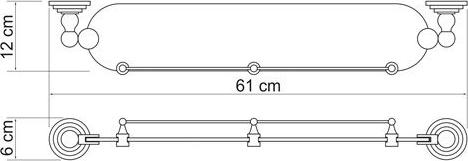 Полка Wasserkraft Ammer 7024