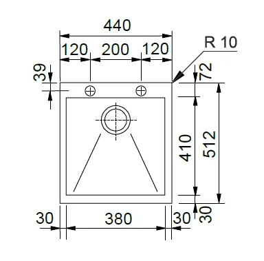 Кухонная мойка Franke Planar 127.0203.470 серый