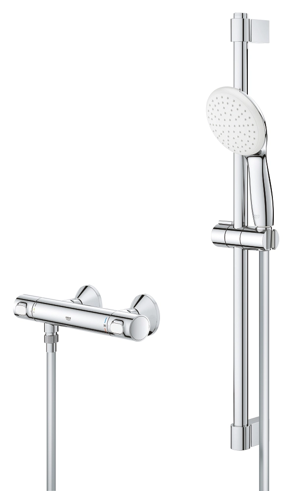 Термостат для душа Grohe Grohtherm 34796001 с душевым гарнитуром, хром