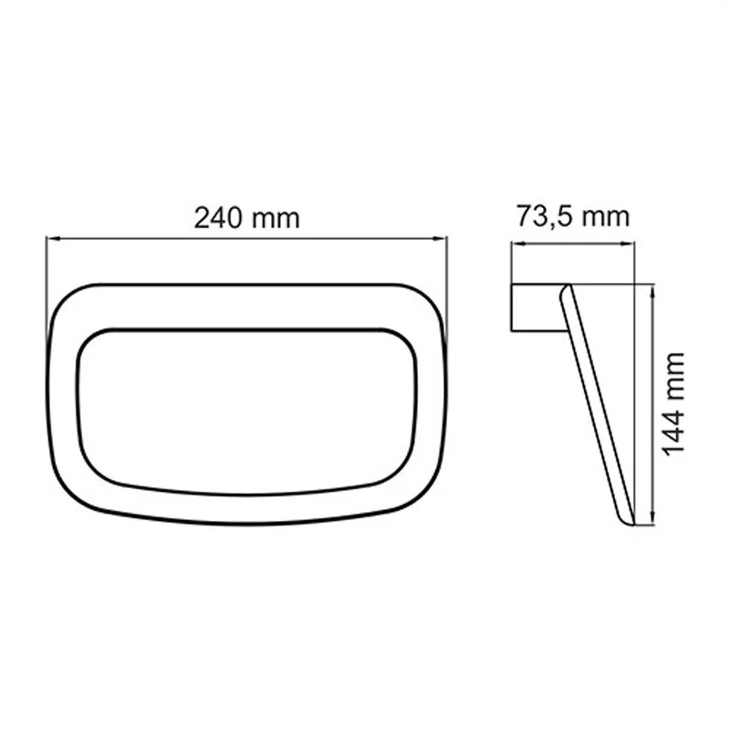 Полотенцедержатель WasserKRAFT Glan K-5100 K-5160 черный