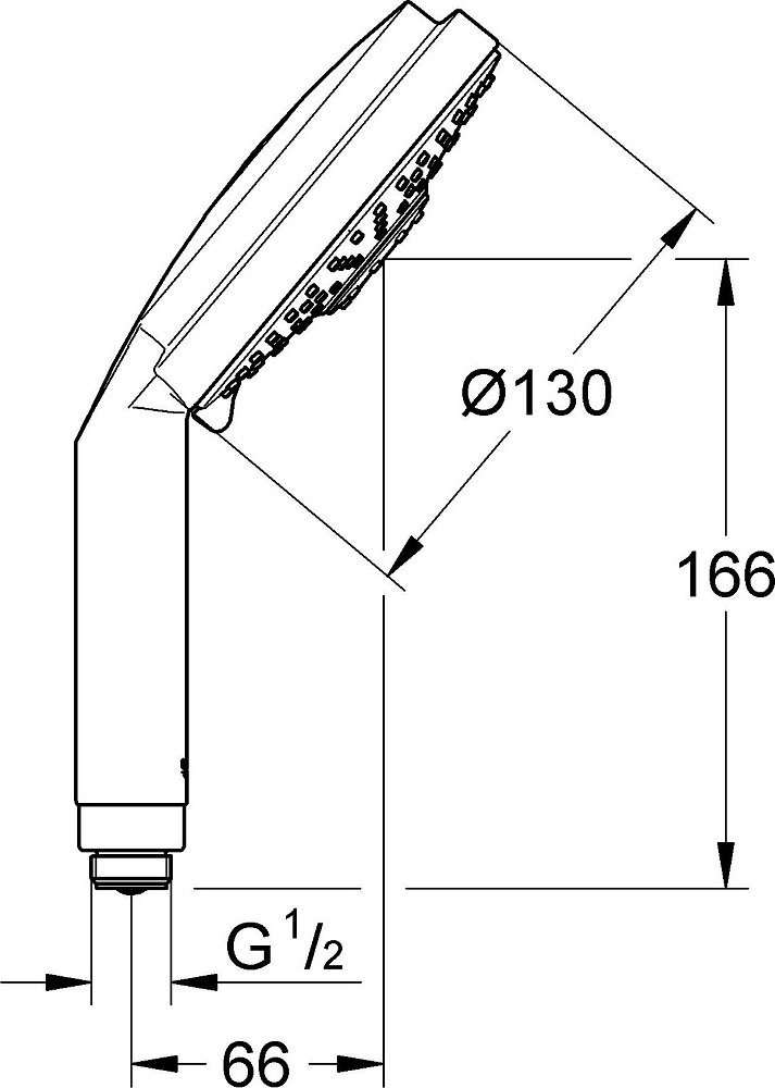 Душевая лейка Grohe Rainshower Cosmopolitan 130 28755000