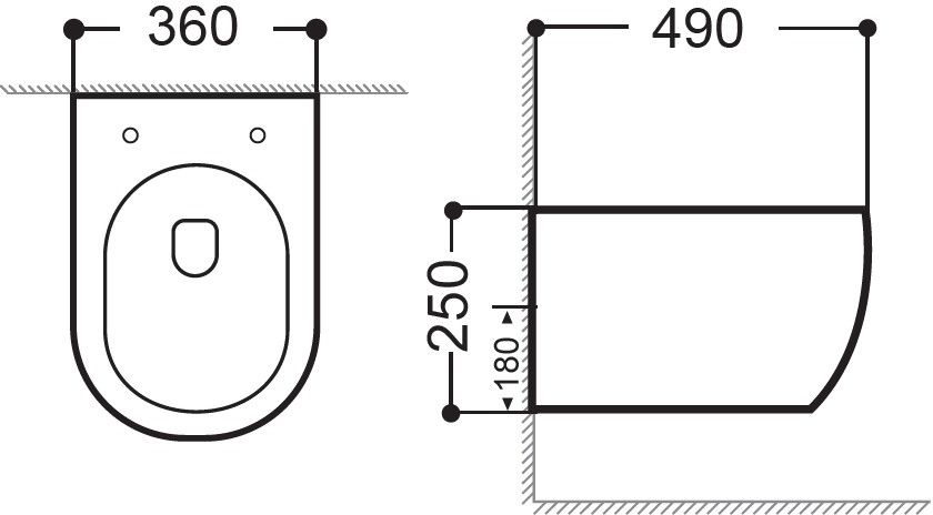 Подвесной унитаз Aquanet Smart SMART W белый