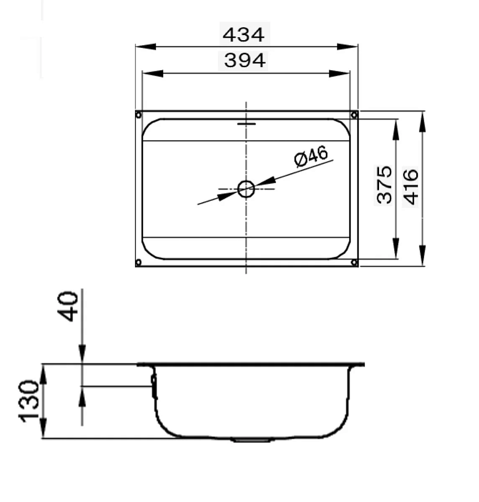 Раковина Bette One A135-000 белый