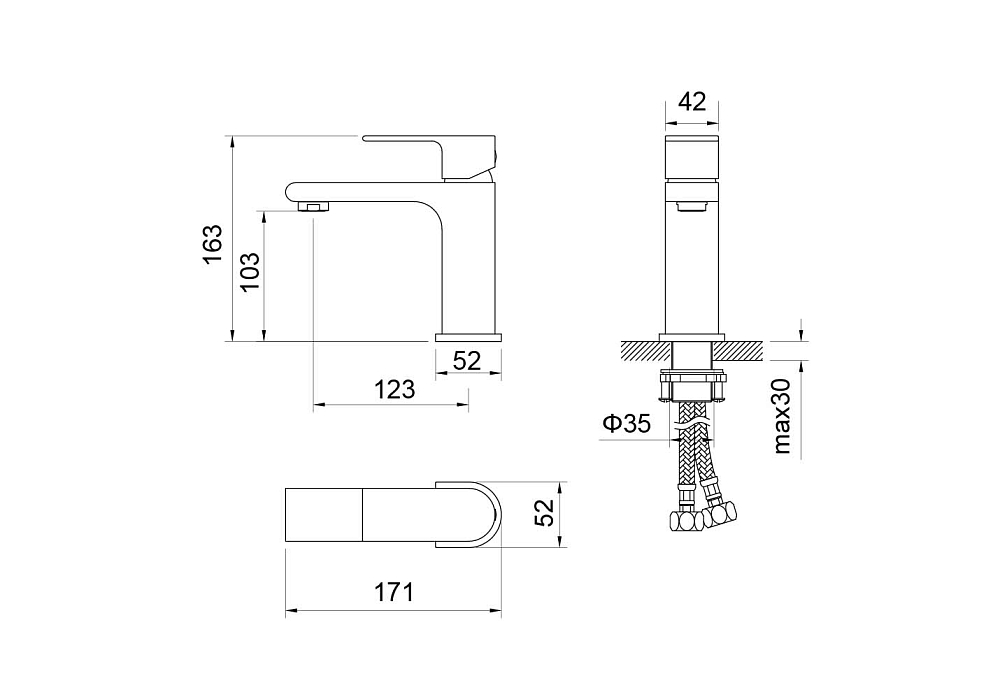 Комплект для ванны Aquatek Лира AQ1430CR хром