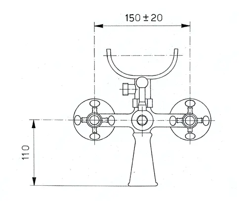 Смеситель для ванны с душем Taleon 391-br бронза