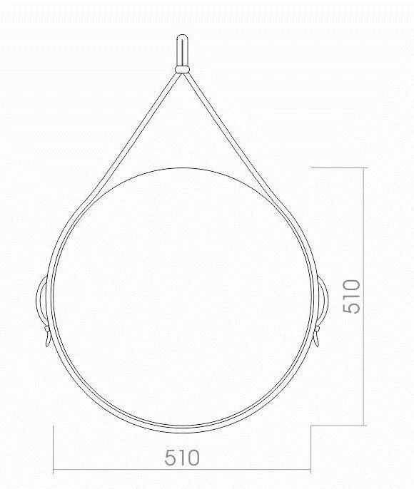 Зеркало Aquanika Country AQC5151RU128 черный