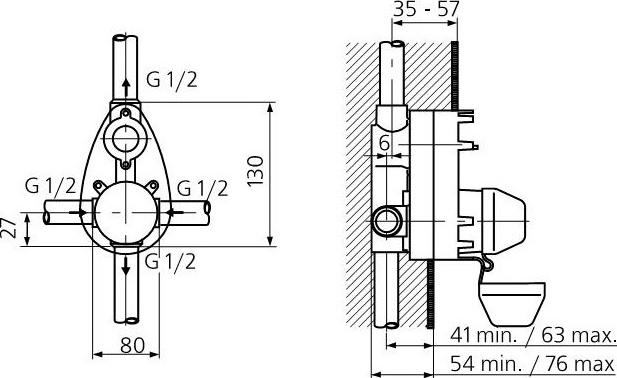 Скрытая часть Ideal Standard Attitude A2650NU