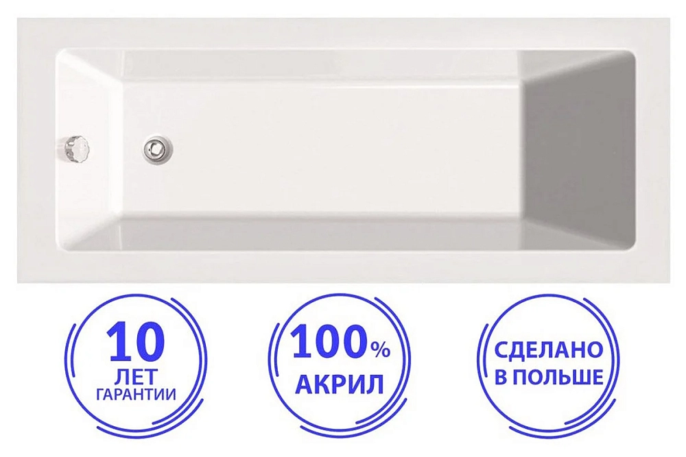 Акриловая ванна C-Bath Semela CBQ014001 белый